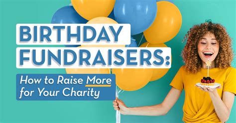 birthday fundraising ideas